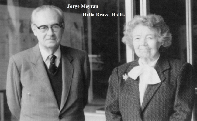 Helia Bravo-Hollis with Jorge Meyran