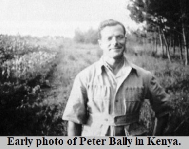 Early photo of Bally in Kenya, outdoors